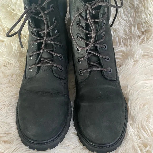 Timberland 6” Premium Black Boots - Picture 3 of 8